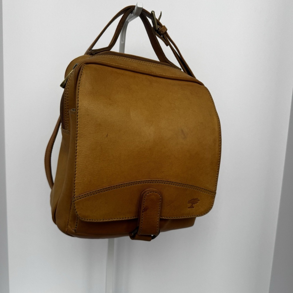 Ellington Vintage Leather Crossbody Bag Tan Sturdy READ